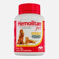 HEMOLITAN PET COMPRIMIDOS - frasco com 30 compr. - Vetnil