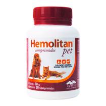 Hemolitan Pet Uso Veterinário com 30 Comprimidos