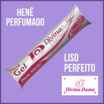 Hene de Cabelo Gel Preto Médio Divina Dama 180g Bisnaga Hene de Cabelo Gel Preto Médio Divina Dama 180g Bisnaga