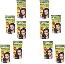 Hene Em Gel Amazonia 12x180gr Divina Dama Preto Forte (Preto Azulado) Pouch Queratina kit incolor Hene Em Gel Amazonia 12x180gr Divina Dama Preto Forte (Preto Azulado) Pouch Queratina kit incolor