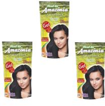 Hene em gel amazonia 180gr pouch preto forte (preto azulado)