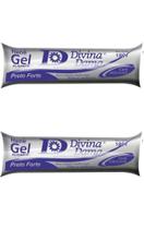 Hene Em Gel Divina Dama Jaborandi 180g Preto Forte (Preto Azulado) Bisnaga com Jaborandi incolor