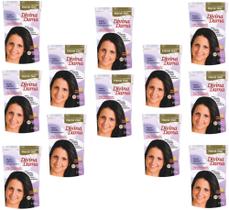 Hene Em Gel Jaborandi 09x180gr Divina Dama Preto Medio (Preto Natural) Pouch kit incolor Hene Em Gel Jaborandi 09x180gr Divina Dama Preto Medio (Preto Natural) Pouch kit incolor