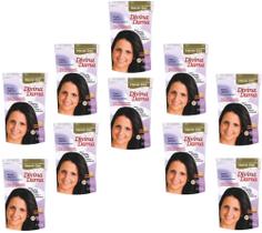 Hene Em Gel Jaborandi 10x180gr Divina Dama Preto Medio (Preto Natural) Pouch kit incolor Hene Em Gel Jaborandi 10x180gr Divina Dama Preto Medio (Preto Natural) Pouch kit incolor