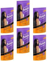 Hene em Gel Pelucia 06x180gr Preto Forte (Preto Azulado) Pouch Embelleze Hene em Gel Pelucia 06x180gr Preto Forte (Preto Azulado) Pouch Embelleze