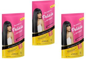 Hene em Gel Pelucia 06x180gr Preto Medio (Preto Natural) Pouch Embelleze