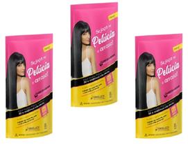 Hene em gel pelucia 180gr pouch preto medio (preto natural)