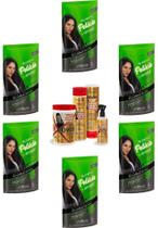 Hene Em Gel Rena Preto Azulado 06x180gr Pouch+Brilho Magico Agua de Arroz Kit Tratamento 1Kg Incolor Hene Em Gel Rena Preto Azulado 06x180gr Pouch+Brilho Magico Agua de Arroz Kit Tratamento 1Kg Incolor