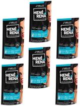 Hene em Gel Rená Preto Azulado (Preto Forte) 02x180gr Alisa, tinge e Da Brilho Embelleze