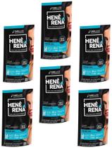 Hene em Gel Rená Preto Azulado (Preto Forte) 02x180gr Alisa, tinge e Da Brilho Embelleze