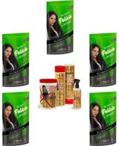 Hene Em Gel Rena Preto Cafe 05x180gr Pouch+Brilho Magico Agua de Arroz Kit Tratamento 1Kg Incolor Hene Em Gel Rena Preto Cafe 05x180gr Pouch+Brilho Magico Agua de Arroz Kit Tratamento 1Kg Incolor