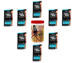 Hene Em Gel Rena Preto Natural 08x180gr Pouch+Brilho Magico Agua Arroz 1kg Creme Tratamento Incolor Hene Em Gel Rena Preto Natural 08x180gr Pouch+Brilho Magico Agua Arroz 1kg Creme Tratamento Incolor