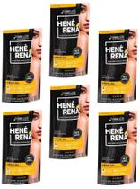 Hene em Gel Rená Preto Natural (Preto Medio) 180gr Alisa, tinge e Da Brilho Embelleze Hene em Gel Rená Preto Natural (Preto Medio) 180gr Alisa, tinge e Da Brilho Embelleze