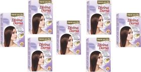 Hene em Po Divina Dama 07x50gr Jaborandi ( Cores: Incolor, Chocolate, Preto, Azulado, Castanho )