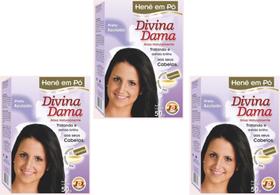 Hene em Po Divina Dama 50gr Jaborandi Caixa ( Cores: Azulado, Preto, Chocolate, Incolor, Castanho ) Hene em Po Divina Dama 50gr Jaborandi Caixa ( Cores: Azulado, Preto, Chocolate, Incolor, Castanho )