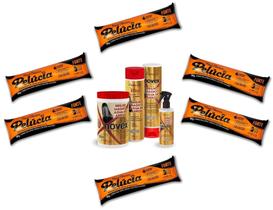 Hene Gel Pelucia Preto Medio/Forte 06x180g Pouch/Bisnaga+Brilho Magico Agua de Arroz Kit 1Kg Incolor Hene Gel Pelucia Preto Medio/Forte 06x180g Pouch/Bisnaga+Brilho Magico Agua de Arroz Kit 1Kg Incolor