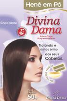Henê pó divina dama 50g chocolate Henê pó divina dama 50g chocolate