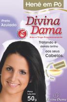 Henê pó divina dama 50g preto azulado