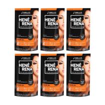 Hene Rena 180G Preto Cafe - Kit Com 6Un