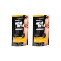 Hene Rena 180G Preto Natural - Kit Com 2Un