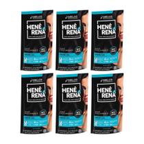 Hene Rena 180G Preto ulado - Kit Com 6Un