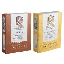 Henna 100% Pura Natural + Henna Cassia Obovata Casa Da India