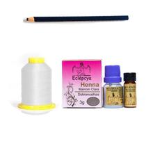 Henna Clara Sobrancelhas Eclépcya + Linha E Lápis Henna Clara Sobrancelhas Eclépcya + Linha E Lápis