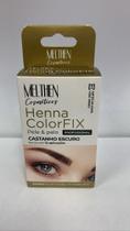 Henna ColorFix Para Sobrancelhas Castanho Escuro - Pelo e Pele 2,5gr Rápido Envio - Melthen