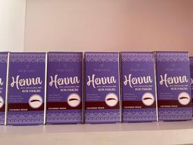 Henna cor castanho médio