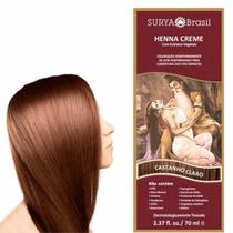 Henna Creme Castanho Claro Surya Brasil