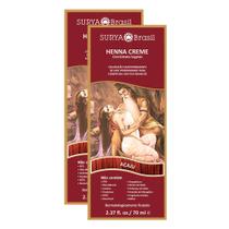 Henna Creme Surya Brasil Acaju Kit com duas unidades