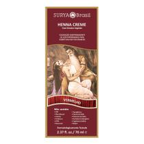 Henna Creme Surya Brasil Vermelho Kit