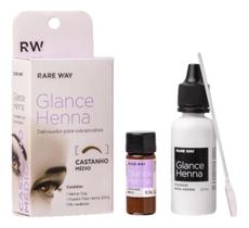 Henna de Sobrancelhas Glance 3,5g com Fixador e Pá Medidora 20ml