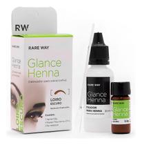 Henna de Sobrancelhas Glance 3,5g com Fixador e Pá Medidora 20ml