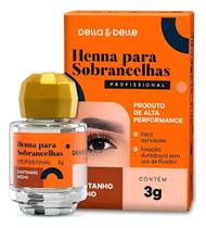 Henna Della E Delle 3G Desig Castanho Médio