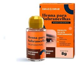 Henna Della E Delle 8G Desi Castanho Escuro