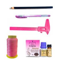 Henna Eclépcya Escura 3g + kit marcação Henna Eclépcya Escura 3g + kit marcação