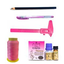 Henna Eclépcya Média 3g + kit marcação Henna Eclépcya Média 3g + kit marcação