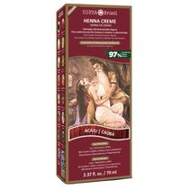 Henna em Creme Natural Cor Acaju 70ml Surya Brasil