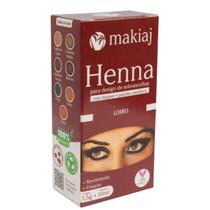 Henna Em Pó Para Sobrancelhas Loiro - Makiaj