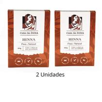 Henna Indiana Natural Casa Da Índia P/ Cabelos (2 Unidades)