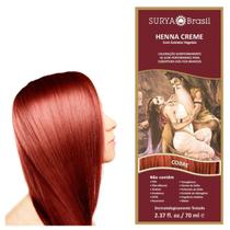 Henna Indiana Natural Creme Para Os Cabelos Surya Cores