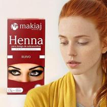 Henna Makiaj Desing e Fixação Com Efeito Natural 1,5g 10ml