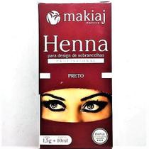 Henna Makiaj Para Sobrancelhas Preto