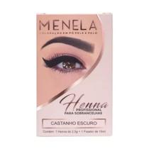 Henna menela 2,5 g - castanho escuro