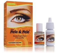 Henna P/ Sobrancelha Pelo & Pele 2,5g - Castanho Escuro