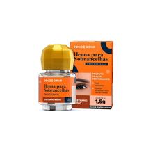Henna Para Designer de Sobrancelhas Della E Delle 1,5g Castanho Medio