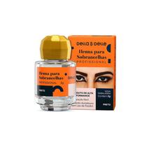 Henna Para Designer de Sobrancelhas Della E Delle 3g Preto