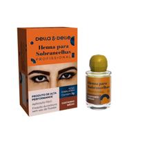 Henna Para Sobrancelha Della E Delle 3g Castanho Médio