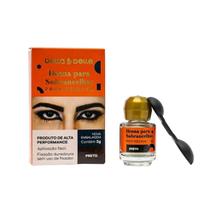 Henna Para Sobrancelha Della E Delle 3g Preta